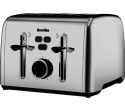 BREVILLE Colour Notes VTT735 4-Slice Toaster - Stainless Steel